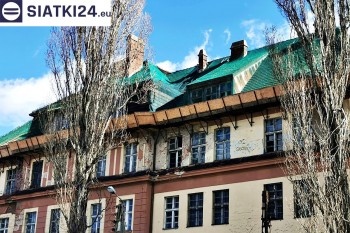 Siatki Toruń - Siatka zabezpieczająca elewacje budynków; siatki do zabezpieczenia elewacji na budynkach dla terenów Torunia
