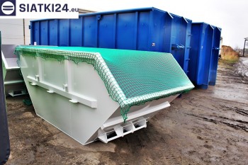 Siatki Toruń - Siatka przykrywająca na kontener - zabezpieczenie przewożonych ładunków dla terenów Torunia